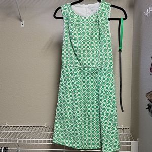 Green Patterned Dress